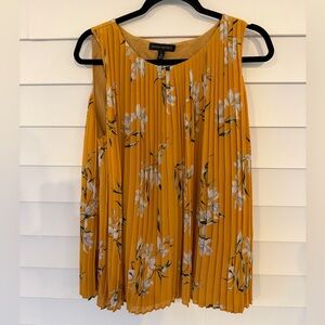 Banana Republic Floral Pleated Blouse